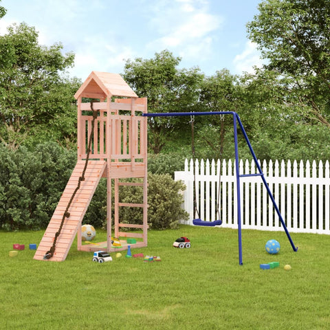 ZNTS Outdoor Playset Solid Wood Douglas 3156944