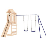 ZNTS Outdoor Playset Solid Wood Pine 3156946
