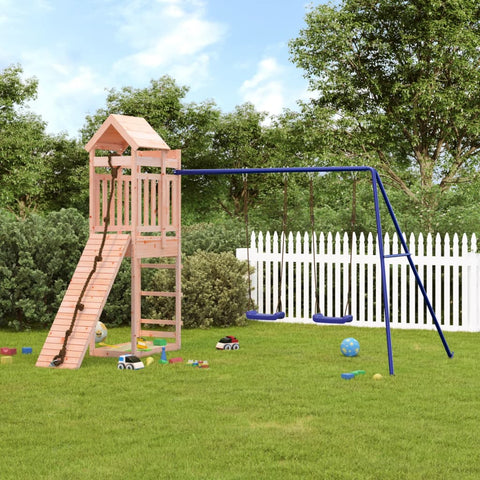 ZNTS Outdoor Playset Solid Wood Douglas 3156947