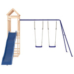 ZNTS Outdoor Playset Solid Wood Pine 3156952