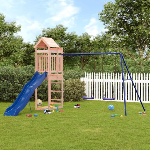 ZNTS Outdoor Playset Solid Wood Douglas 3156953