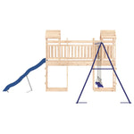 ZNTS Outdoor Playset Solid Wood Pine 3156955