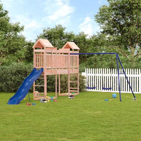 ZNTS Outdoor Playset Solid Wood Douglas 3156956