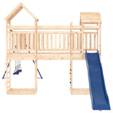 ZNTS Outdoor Playset Solid Wood Pine 3156979
