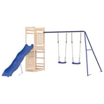ZNTS Outdoor Playset Solid Wood Pine 3157006