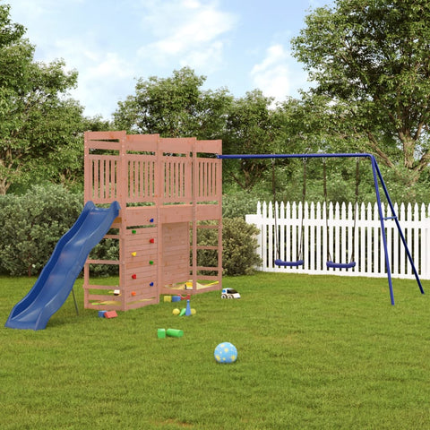 ZNTS Outdoor Playset Solid Wood Douglas 3157010