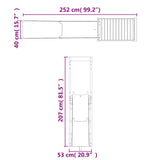 ZNTS Outdoor Playset Impregnated Wood Pine 3157023