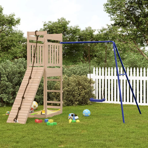 ZNTS Outdoor Playset Solid Wood Pine 3157027