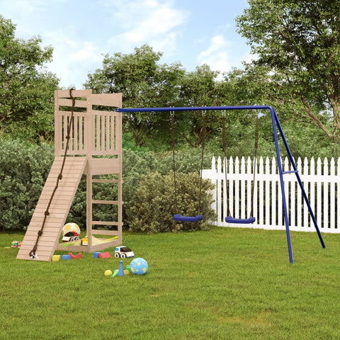 ZNTS Outdoor Playset Solid Wood Pine 3157030