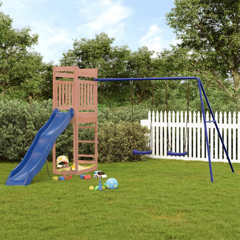 ZNTS Outdoor Playset Solid Wood Douglas 3157037