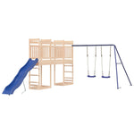 ZNTS Outdoor Playset Solid Wood Pine 3157039