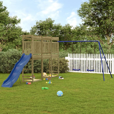 ZNTS Outdoor Playset Impregnated Wood Pine 3157041