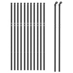 ZNTS Wire Mesh Fence Anthracite 1x25 m Galvanised Steel 154217