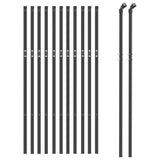 ZNTS Wire Mesh Fence Anthracite 1x25 m Galvanised Steel 154217