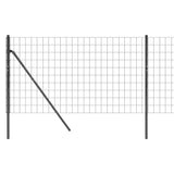 ZNTS Wire Mesh Fence Anthracite 1x25 m Galvanised Steel 154217