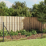 ZNTS Wire Mesh Fence Anthracite 1x10 m Galvanised Steel 154225