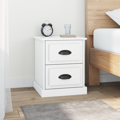 ZNTS Bedside Cabinets 2 pcs White 39x39x47.5 cm Engineered Wood 816145