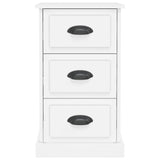 ZNTS Bedside Cabinet White 39x39x67 cm Engineered Wood 816160