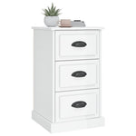 ZNTS Bedside Cabinet High Gloss White 39x39x67 cm Engineered Wood 816162