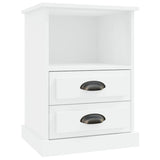 ZNTS Bedside Cabinets 2 pcs White 43x36x60 cm 816329
