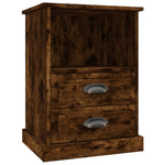 ZNTS Bedside Cabinets 2 pcs Smoked Oak 43x36x60 cm 816339