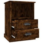 ZNTS Bedside Cabinets 2 pcs Smoked Oak 43x36x60 cm 816339