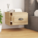 ZNTS Wall-mounted Bedside Cabinets 2 pcs Sonoma Oak 41.5x36x28cm 816383