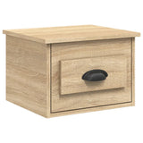 ZNTS Wall-mounted Bedside Cabinets 2 pcs Sonoma Oak 41.5x36x28cm 816383