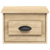 ZNTS Wall-mounted Bedside Cabinets 2 pcs Sonoma Oak 41.5x36x28cm 816383