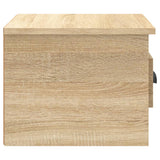 ZNTS Wall-mounted Bedside Cabinets 2 pcs Sonoma Oak 41.5x36x28cm 816383