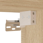 ZNTS Wall-mounted Bedside Cabinets 2 pcs Sonoma Oak 41.5x36x28cm 816383