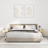 ZNTS Wall-mounted Bedside Cabinets 2 pcs Sonoma Oak 41.5x36x28cm 816383
