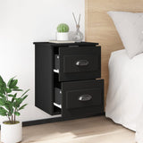ZNTS Wall-mounted Bedside Cabinets 2 pcs Black 41.5x36x53cm 816395