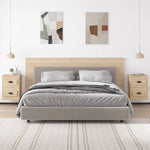 ZNTS Wall-mounted Bedside Cabinets 2 pcs Sonoma Oak 41.5x36x53cm 816399