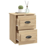 ZNTS Wall-mounted Bedside Cabinets 2 pcs Sonoma Oak 41.5x36x53cm 816399