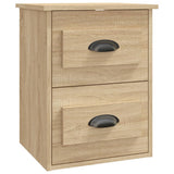 ZNTS Wall-mounted Bedside Cabinets 2 pcs Sonoma Oak 41.5x36x53cm 816399