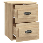 ZNTS Wall-mounted Bedside Cabinets 2 pcs Sonoma Oak 41.5x36x53cm 816399