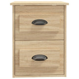ZNTS Wall-mounted Bedside Cabinets 2 pcs Sonoma Oak 41.5x36x53cm 816399