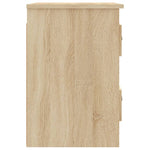 ZNTS Wall-mounted Bedside Cabinets 2 pcs Sonoma Oak 41.5x36x53cm 816399