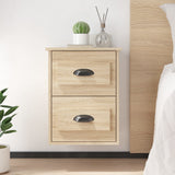 ZNTS Wall-mounted Bedside Cabinets 2 pcs Sonoma Oak 41.5x36x53cm 816399
