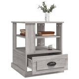 ZNTS Side Table Grey Sonoma 50x50x60 cm Engineered Wood 816414