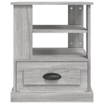 ZNTS Side Table Grey Sonoma 50x50x60 cm Engineered Wood 816414
