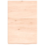 ZNTS Wall Shelf 40x60x cm Untreated Solid Wood Oak 363517