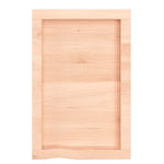 ZNTS Wall Shelf 40x60x cm Untreated Solid Wood Oak 363517