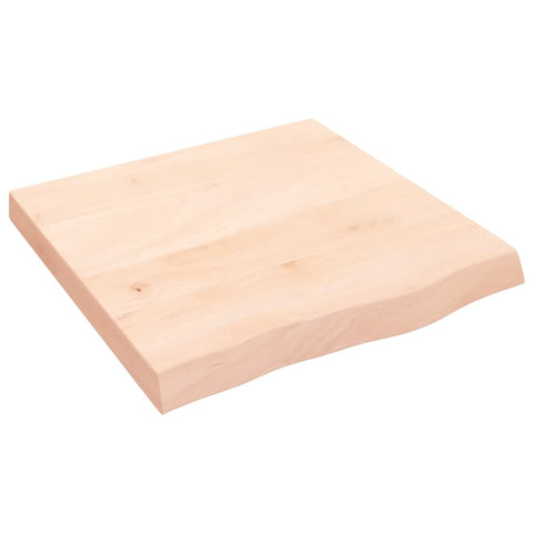 ZNTS Wall Shelf 60x60x cm Untreated Solid Wood Oak 363535