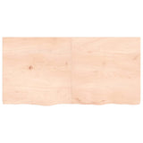 ZNTS Wall Shelf 120x60x cm Untreated Solid Wood Oak 363578