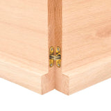 ZNTS Wall Shelf 140x60x cm Untreated Solid Wood Oak 363586