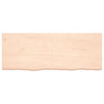 ZNTS Wall Shelf 160x60x cm Untreated Solid Wood Oak 363595