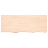 ZNTS Wall Shelf 160x60x cm Untreated Solid Wood Oak 363595