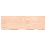 ZNTS Wall Shelf 200x60x cm Untreated Solid Wood Oak 363611